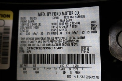 2025 Ford Bronco Sport Big Bend Demo