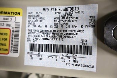 2025 Ford Bronco Sport Big Bend Demo