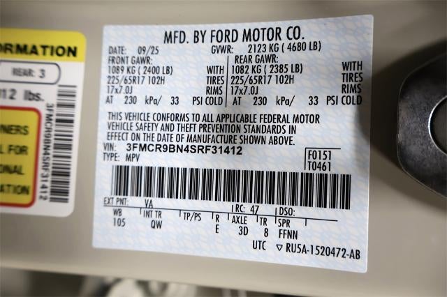 2025 Ford Bronco Sport Big Bend Demo