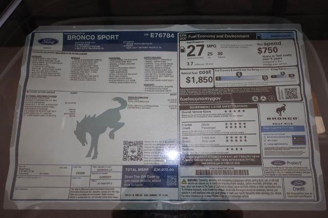 2026 Ford Bronco Sport Big Bend Demo