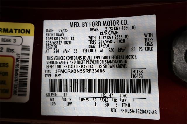 2025 Ford Bronco Sport Big Bend Demo