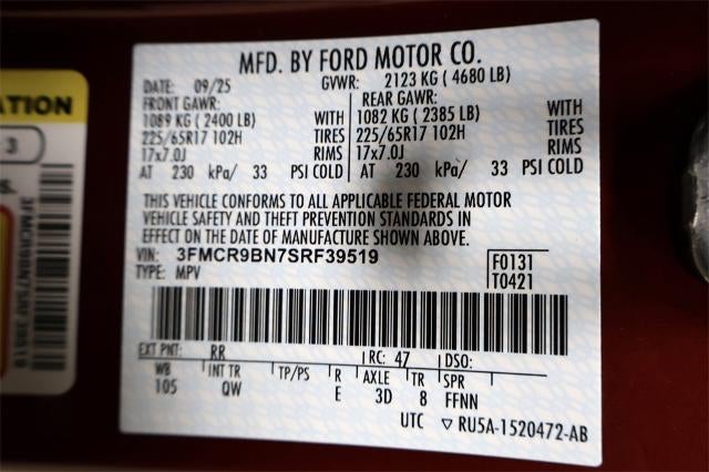 2025 Ford Bronco Sport Big Bend Demo