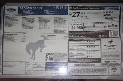 2025 Ford Bronco Sport Big Bend Demo