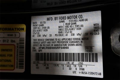 2025 Ford Bronco Sport Big Bend Demo