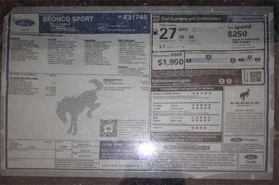 2025 Ford Bronco Sport Big Bend Demo