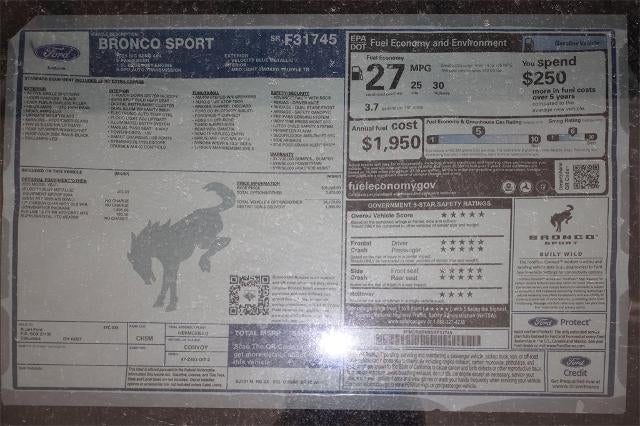 2025 Ford Bronco Sport Big Bend Demo