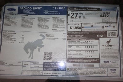 2025 Ford Bronco Sport Big Bend Demo