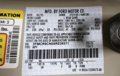 2025 Ford Bronco Sport Outer Banks Demo