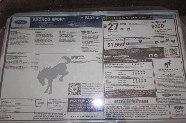 2025 Ford Bronco Sport Outer Banks Demo