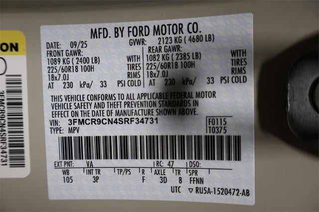 2025 Ford Bronco Sport Outer Banks Demo