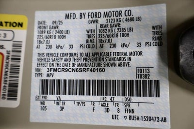 2025 Ford Bronco Sport Outer Banks Demo