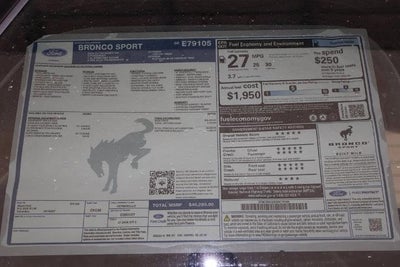 2025 Ford Bronco Sport Outer Banks Demo