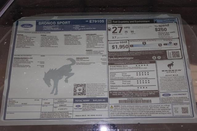 2025 Ford Bronco Sport Outer Banks Demo