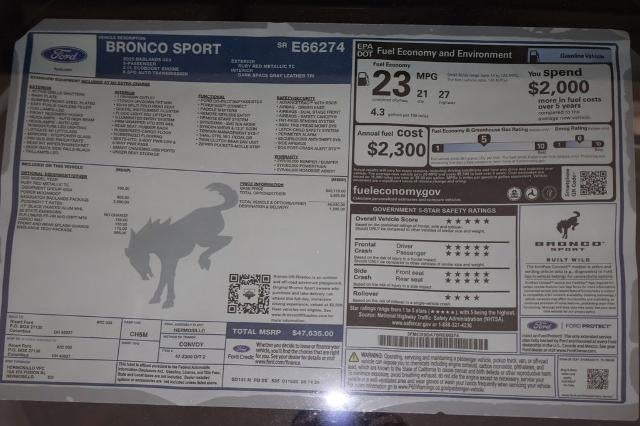 2025 Ford Bronco Sport Badlands Demo