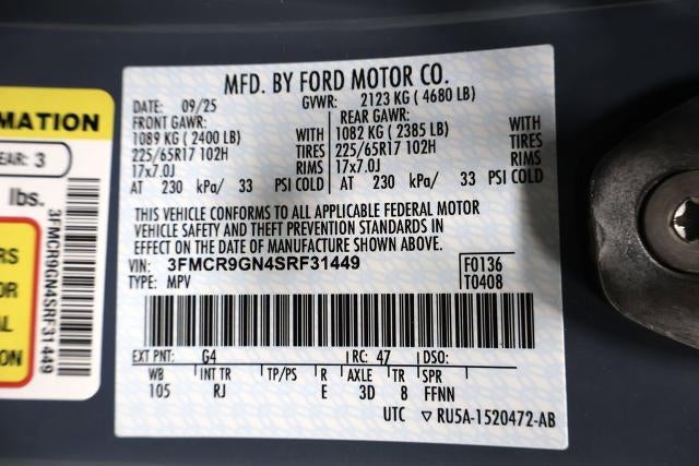 2025 Ford Bronco Sport Heritage Demo