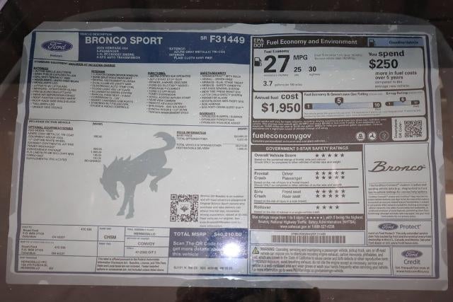 2025 Ford Bronco Sport Heritage Demo