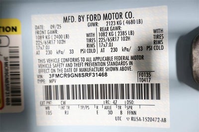 2025 Ford Bronco Sport Heritage Demo