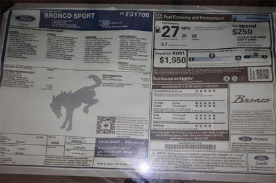 2025 Ford Bronco Sport Heritage Demo