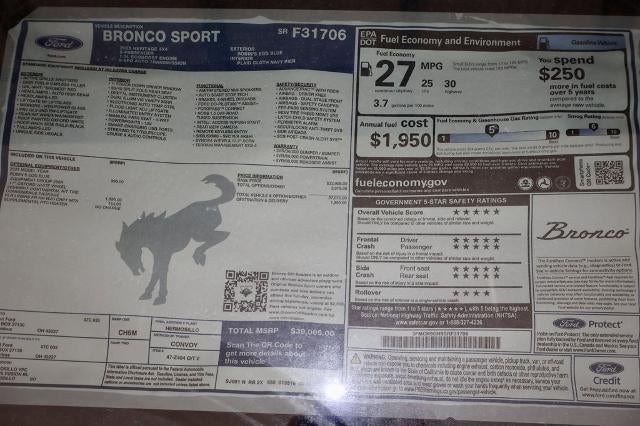 2025 Ford Bronco Sport Heritage Demo