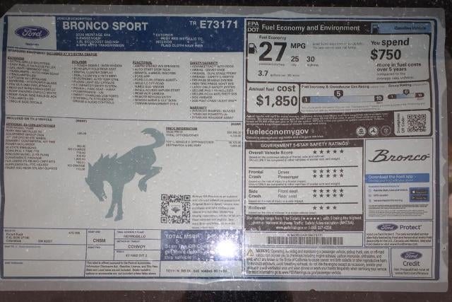 2026 Ford Bronco Sport Heritage