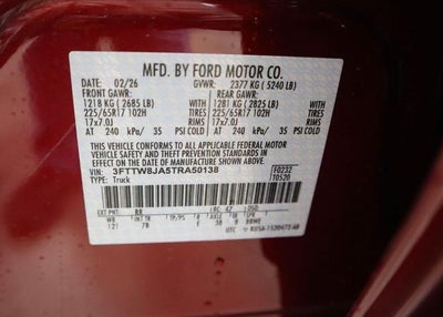 2026 Ford Maverick XLT