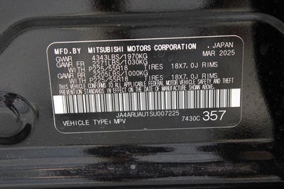 2025 Mitsubishi Outlander Sport LE