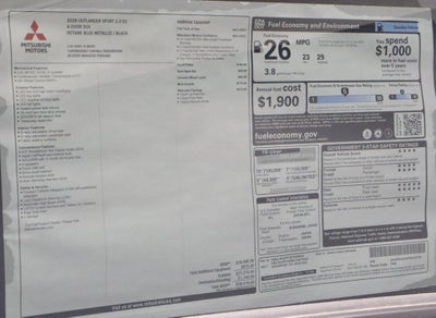 2026 Mitsubishi Outlander Sport ES