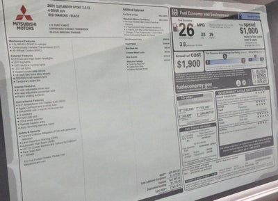 2026 Mitsubishi Outlander Sport Base