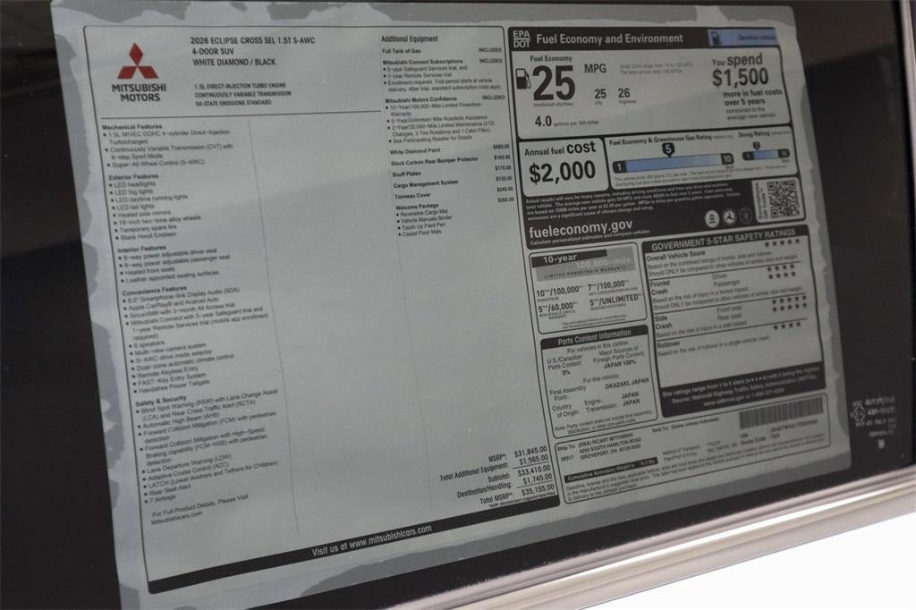 2026 Mitsubishi Eclipse Cross SEL