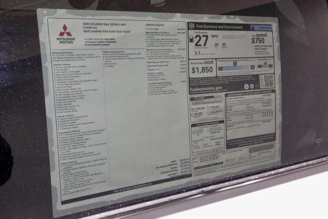 2026 Mitsubishi Outlander Trail Edition