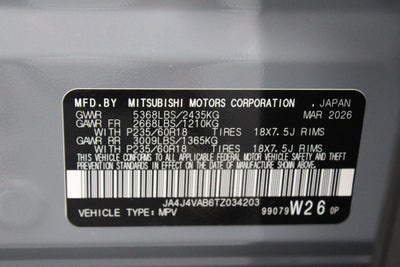2026 Mitsubishi Outlander Trail Edition