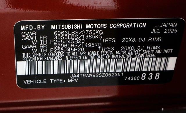 2025 Mitsubishi Outlander Plug-In Hybrid SEL Black Edition