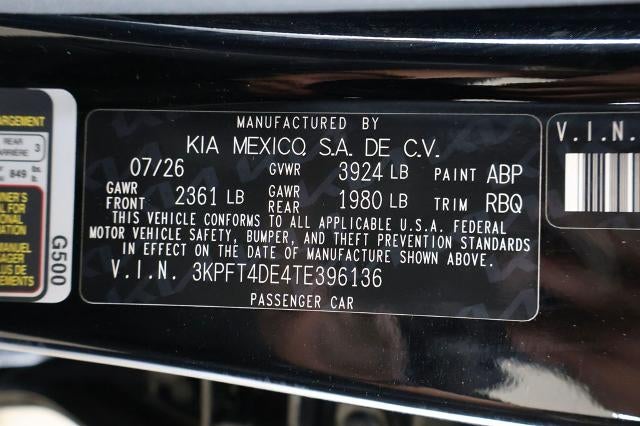 2026 Kia K4 LXS