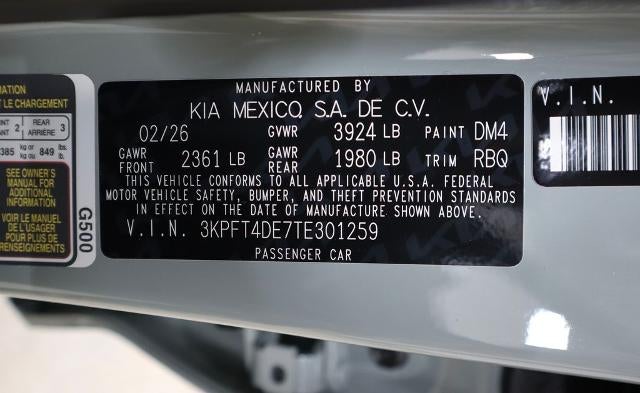 2026 Kia K4 LXS
