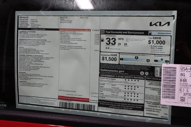 2026 Kia K4 LXS