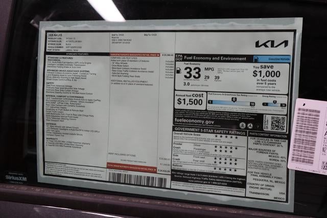 2026 Kia K4 LXS