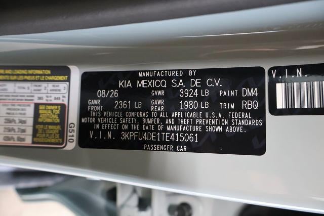 2026 Kia K4 EX