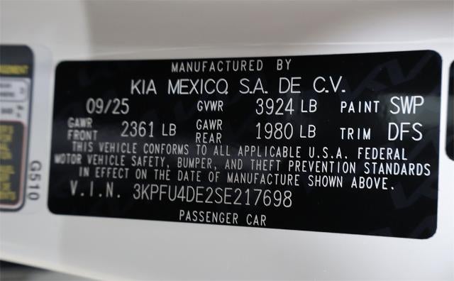 2025 Kia K4 EX