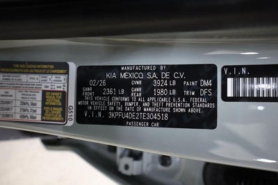 2026 Kia K4 EX
