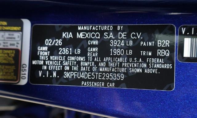 2026 Kia K4 EX