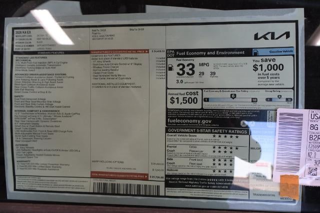 2026 Kia K4 EX