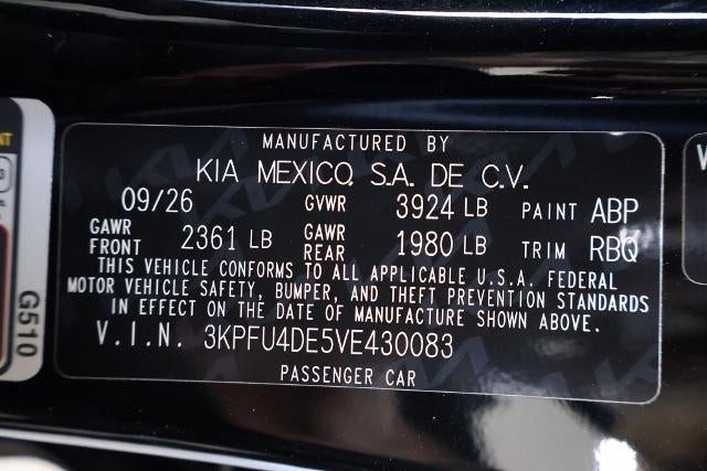 2027 Kia K4 EX