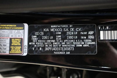 2026 Kia K4 EX