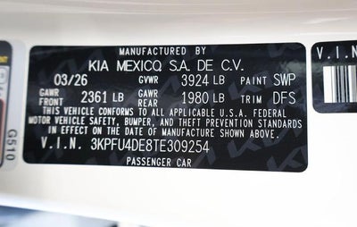 2026 Kia K4 EX