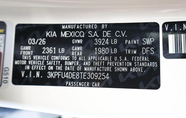 2026 Kia K4 EX