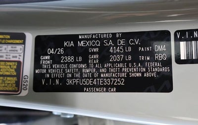 2026 Kia K4 Hatchback GT-Line
