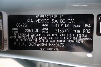 2026 Kia K4 GT-Line