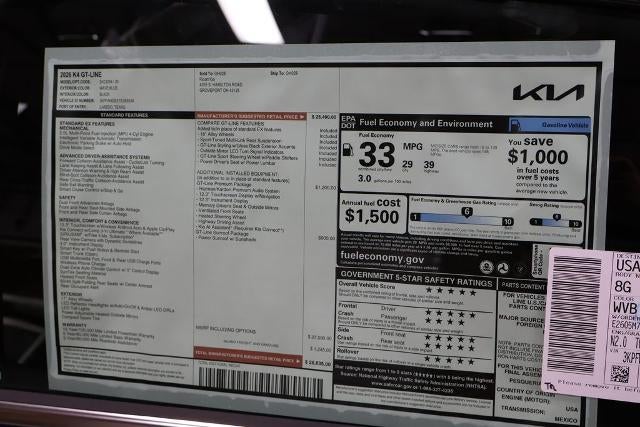2026 Kia K4 GT-Line