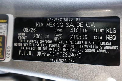 2026 Kia K4 GT-Line