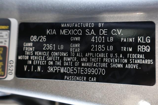 2026 Kia K4 GT-Line